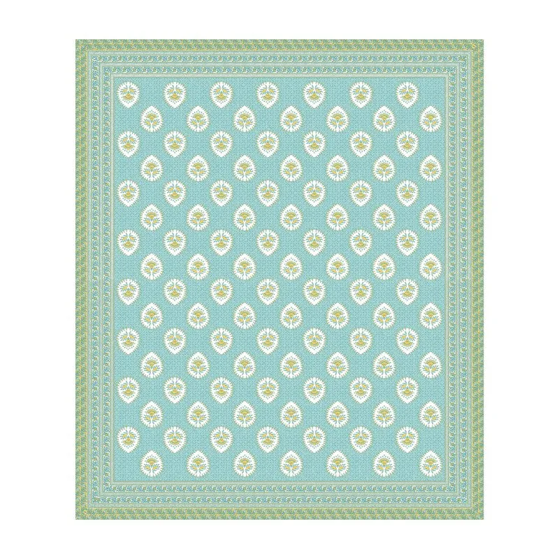 Rang Balance Cotton Bedsheet (Green) - 120 TC media 4