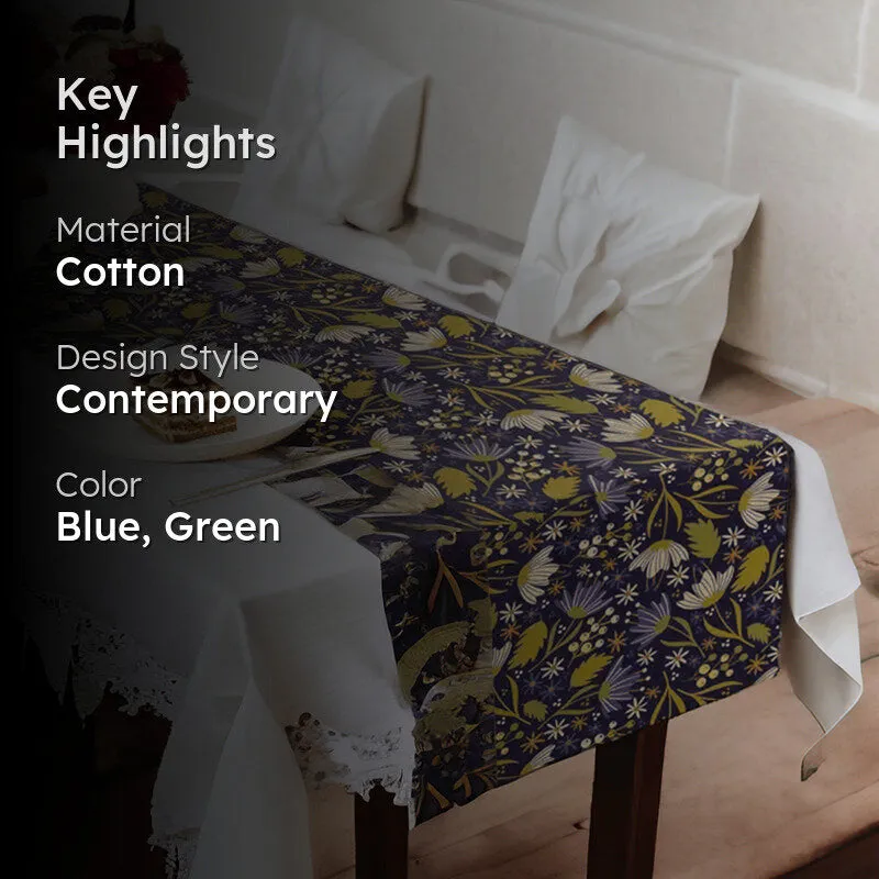 Fleur Chaos Cotton Table Runner media 2