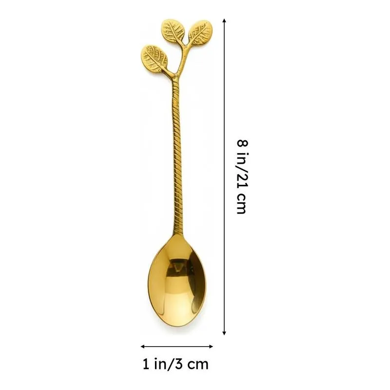 Foliage Brass Spoon media 7