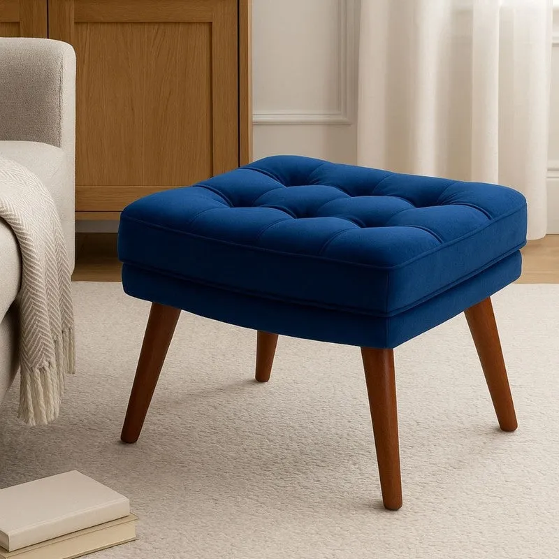 Cresvino Prime Ottoman - Blue media 1