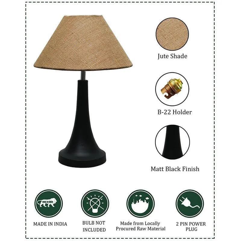 Knox Fabric Table Lamp - Brown,Black media 7
