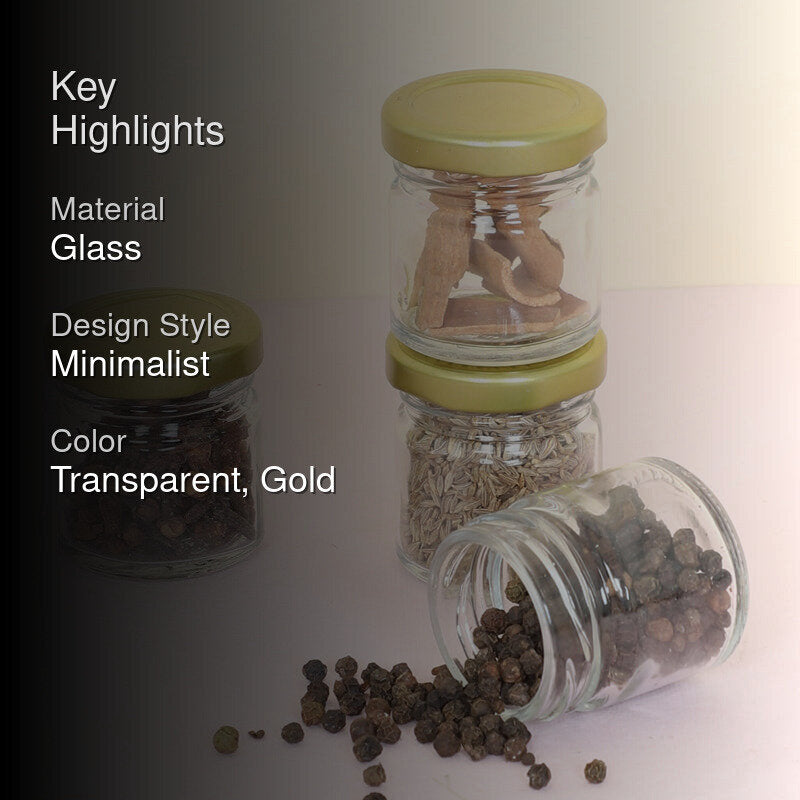 Shello Airtight Storage Jar (40 mL Each) - Set Of Four media 2