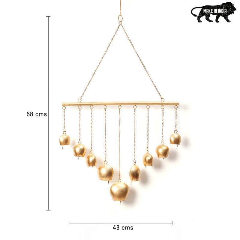 Metal Golden Hanging Bells media 4