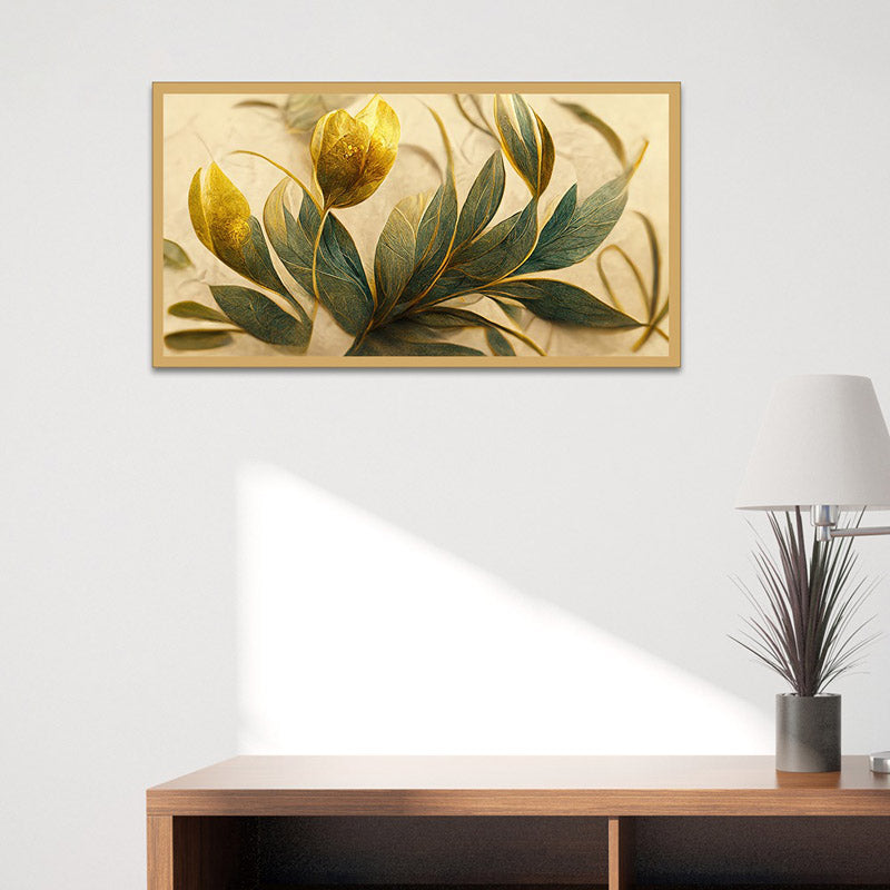 Silvera Flora Wall Painting With Frame