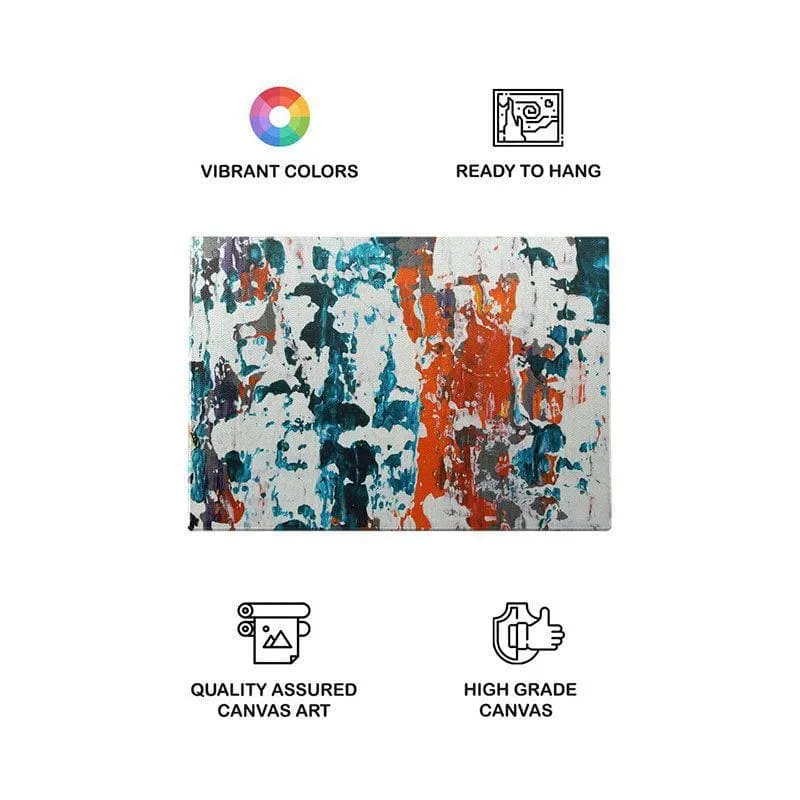 Composed Abstract Canvas Wall Painting - Gallery Wrap media 4