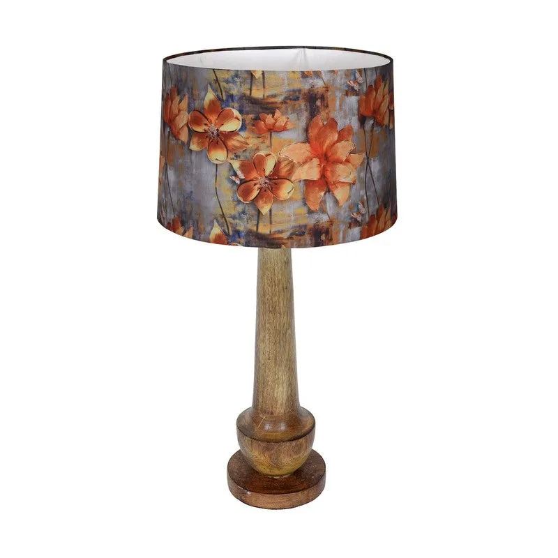 LightCrest Wooden Table Lamp - Multicolor media 4