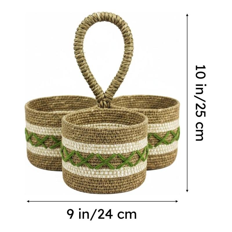 Araiya I Sea Grass Natural Fiber Storage Basket media 6