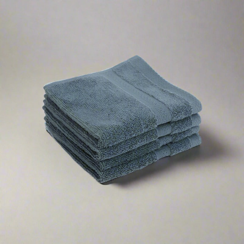 Miorah Face Towel (Grey) - Set Of Four