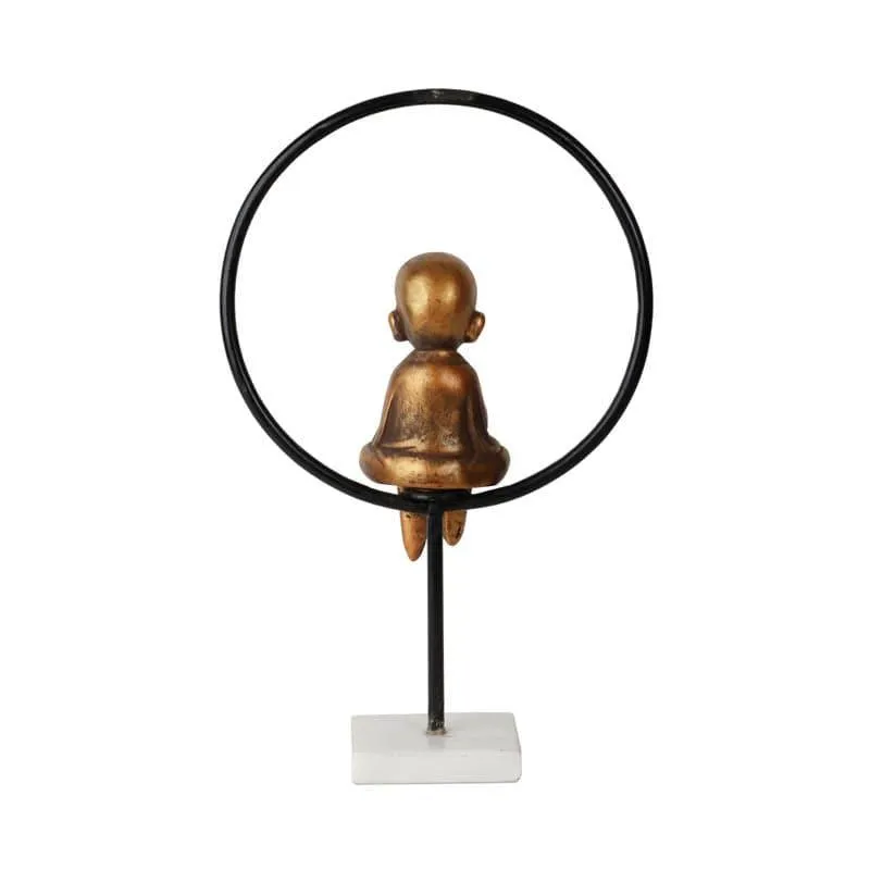 Praying Young Buddha Showpiece media 5