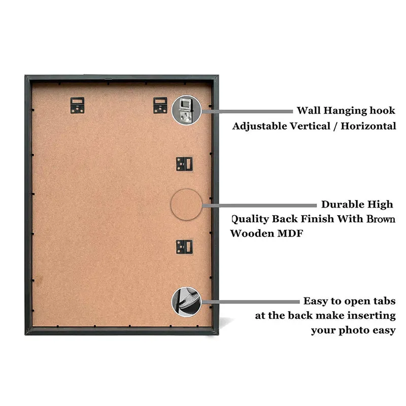 Driftwood Charm Rectangle Photo Frame (Beige) - Set Of Two media 4