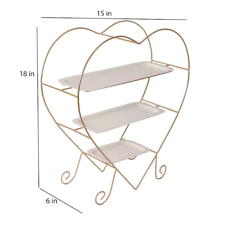 Heart Delicacy Cake Stand media 6