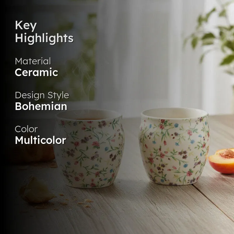 BloomCraft Ceramic Kulhad (180 mL Each) - Set Of Two media 2