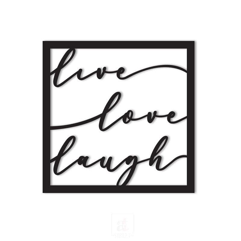 Live Love Laugh MDF Wall Accent media 3