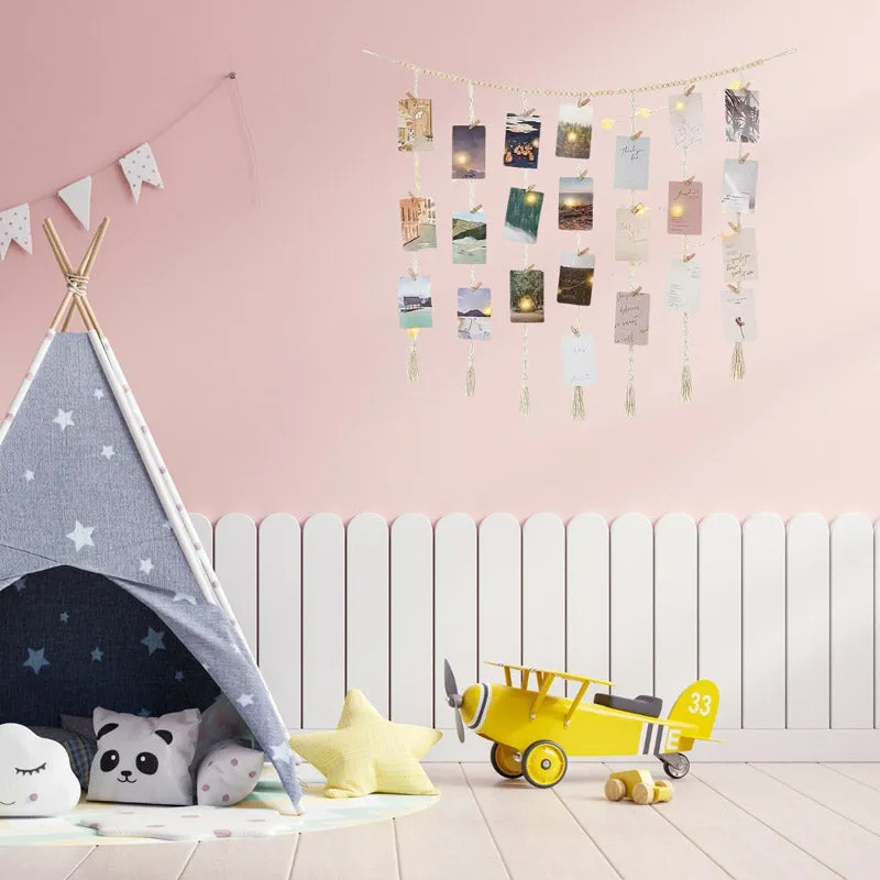 Loro Macrame hanging photoframe media 5