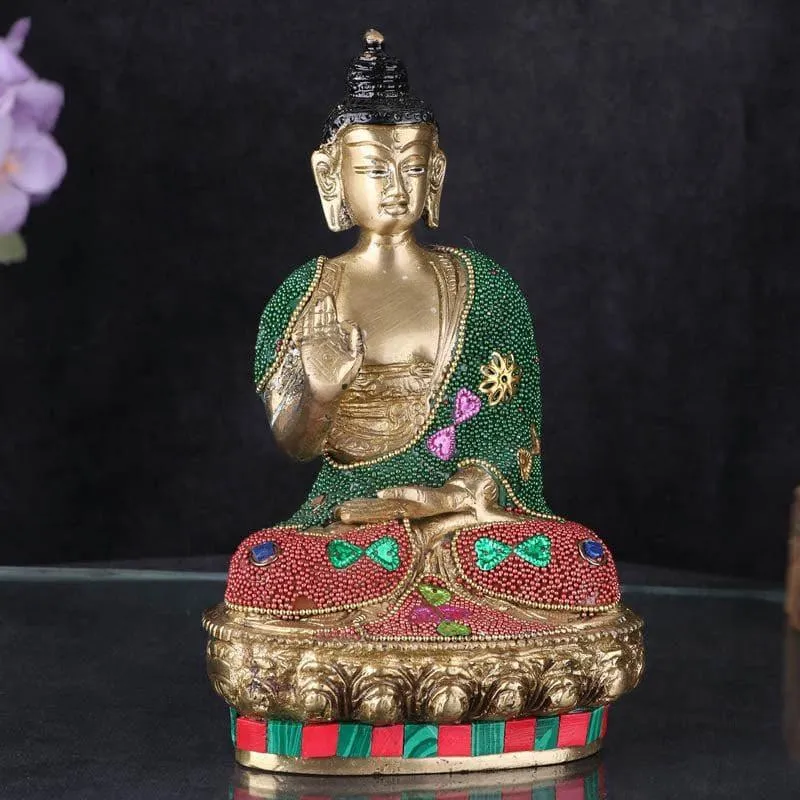 Decorative Budha Brass Idol media 3