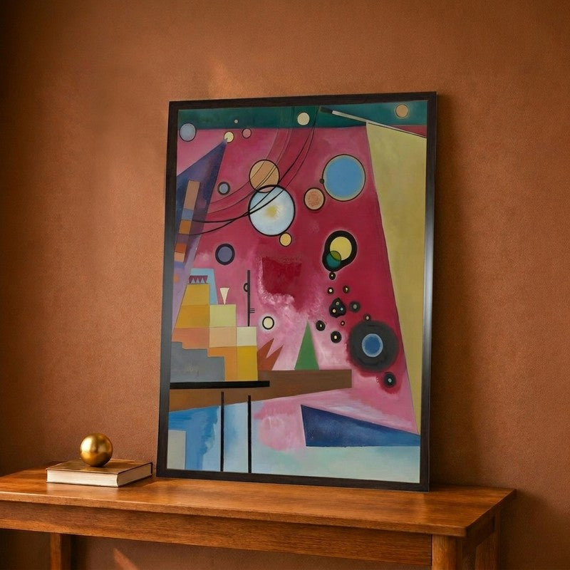 Heavy Red 1924 Canvas Wall Painting - 9 x 12 Inches