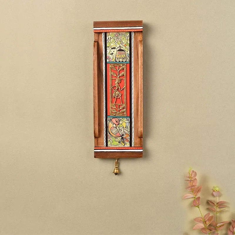 Mati Kala Wooden Wall Accent - Red media 1