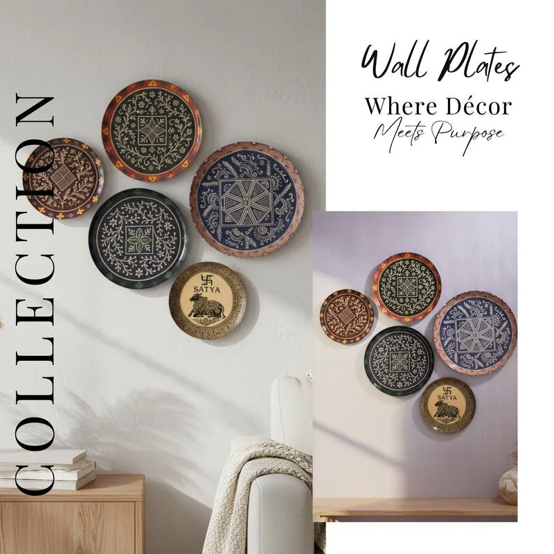 Geometric Zen Wall Plates - Set of Five media 10