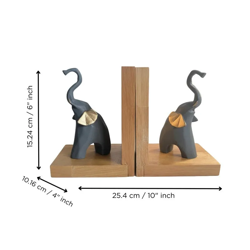 Elephra Resin Book End - Set of Two media 6