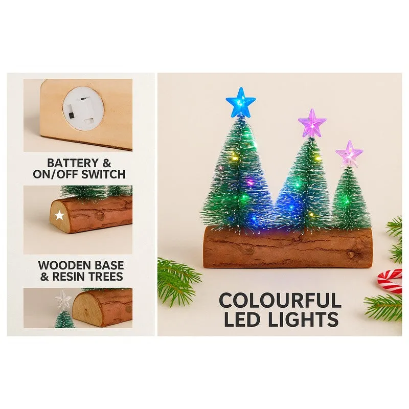 Sparkle Star Christmas Tree Christmas Ornament - Set Of Three media 4