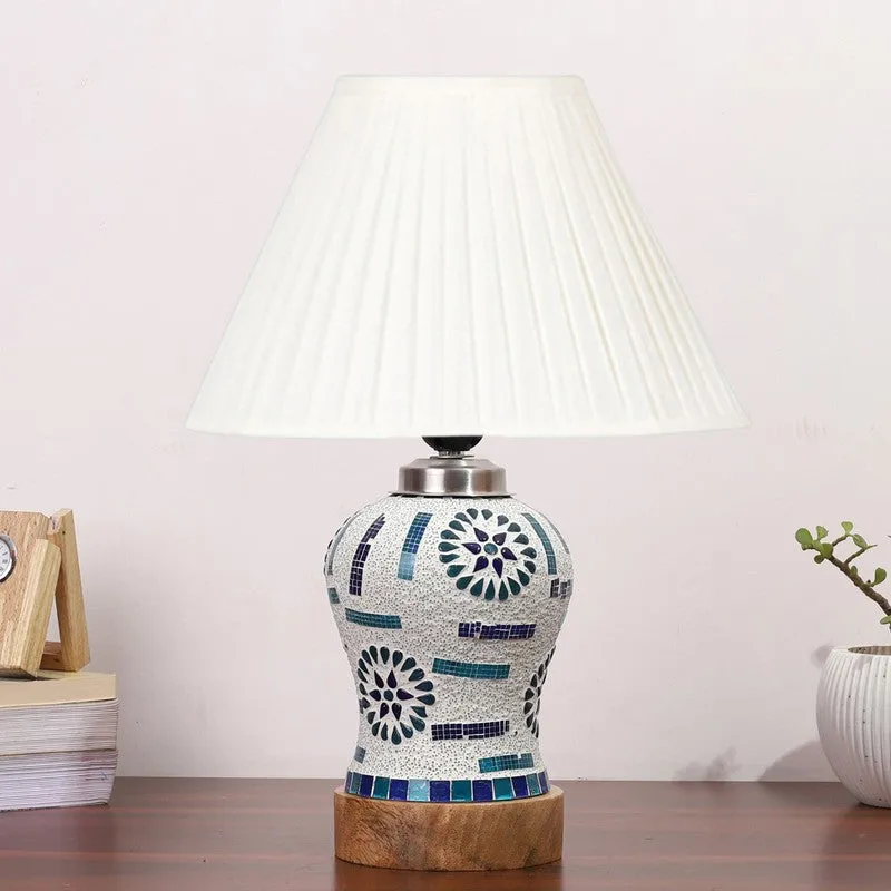 Sonara Pleatra Wooden Table Lamp - Multicolor media 4