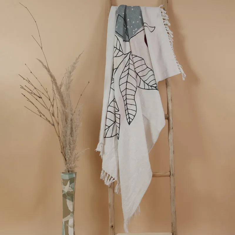 Wander Weave Cotton Throw media 1