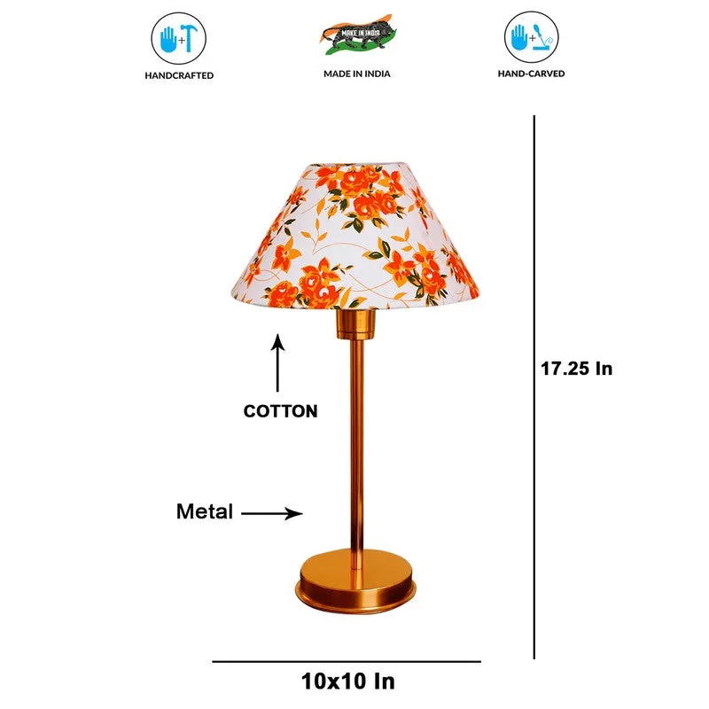 Kavira Keno Floral Metal Table Lamp - Multicolor media 8