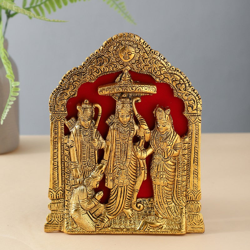 Shree Ram Parivar Aluminium Wall Accent