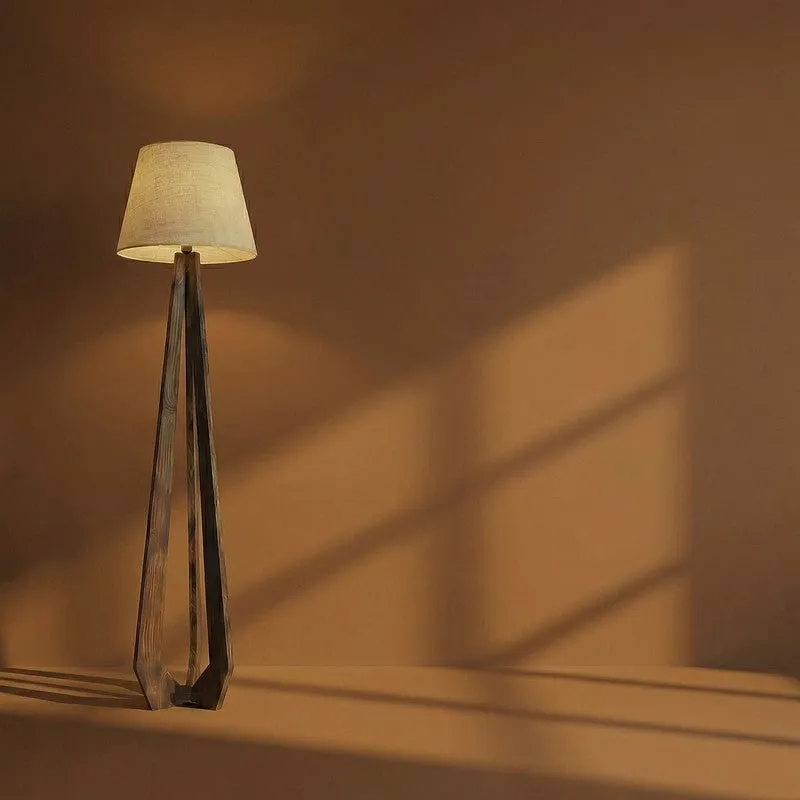 Ardentis Jute & Wood Floor Lamp media 7