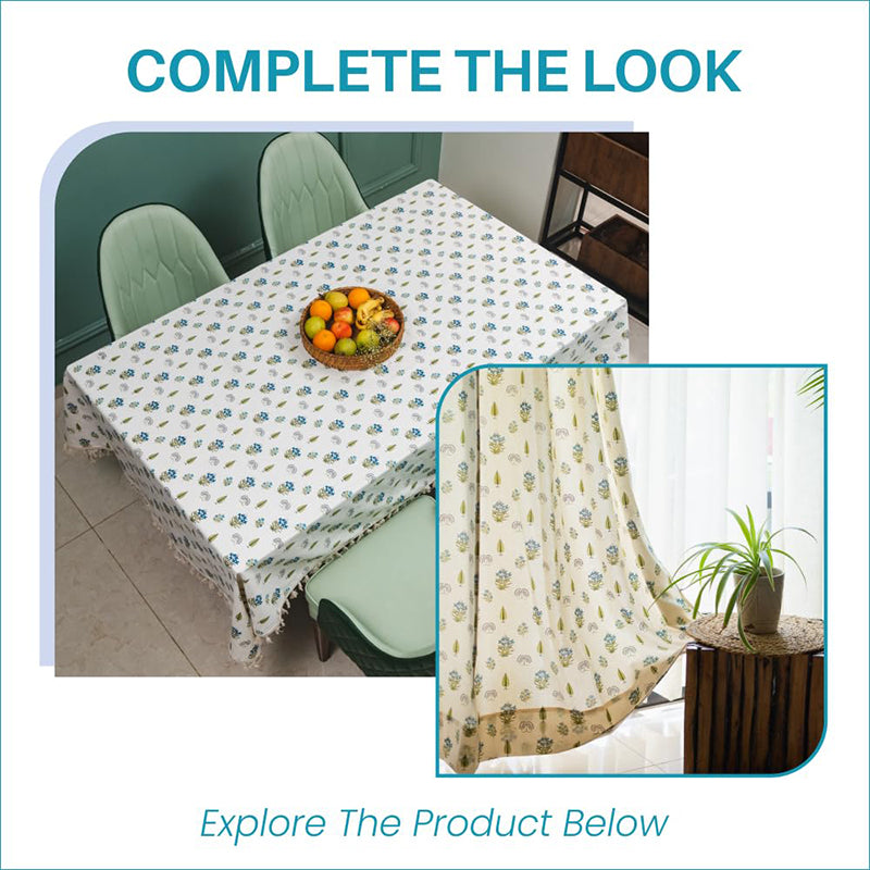 Urban Space Antaara Curtain (Blue) - Set Of Two media 5
