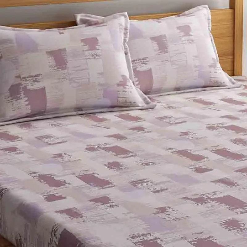 Dry Brush Paint Cotton Bedsheet - 210 TC media 5