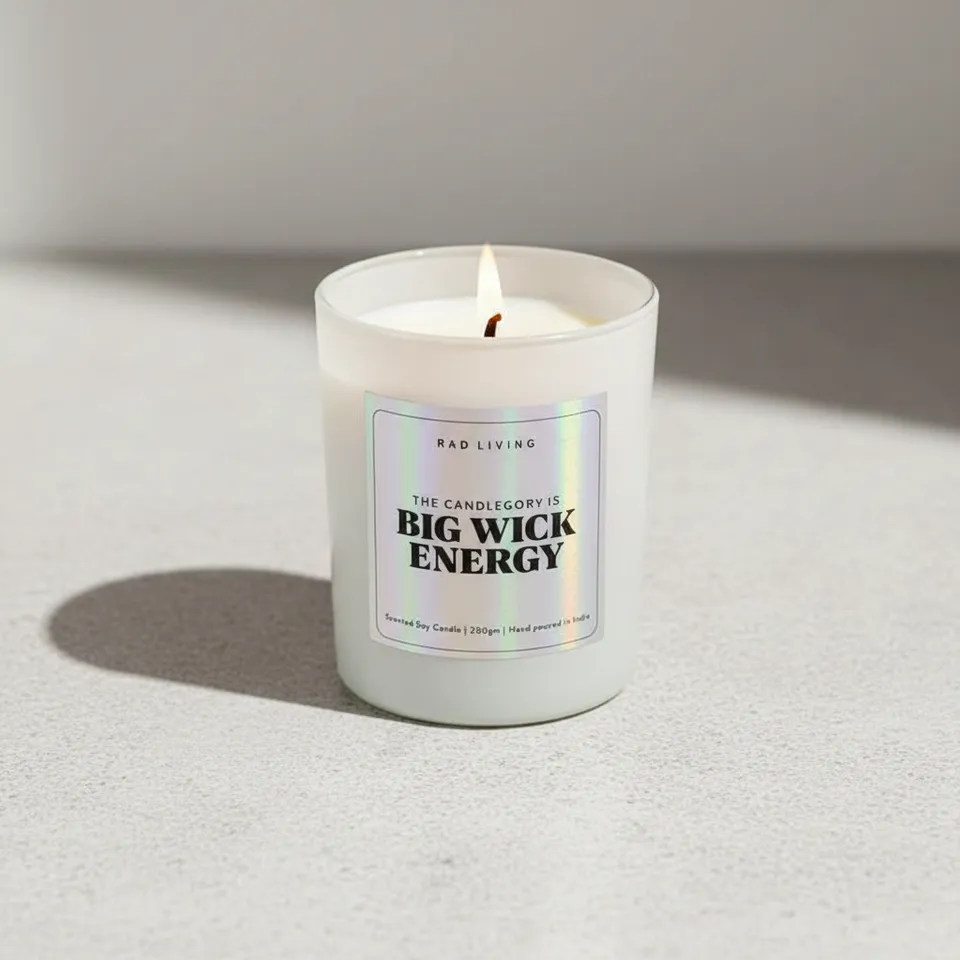 Big Wick Energy Scented Candle media 1