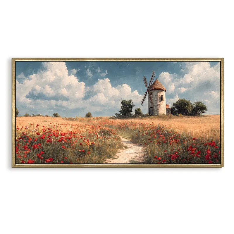Prairie Calm Canvas Wall Painting With Frame media 3