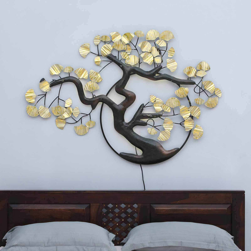 Twisted Tree Iron Wall Accent
