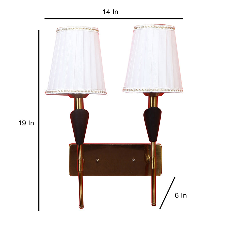 Linera Glow Cotton & Iron Wall Lamp media 8