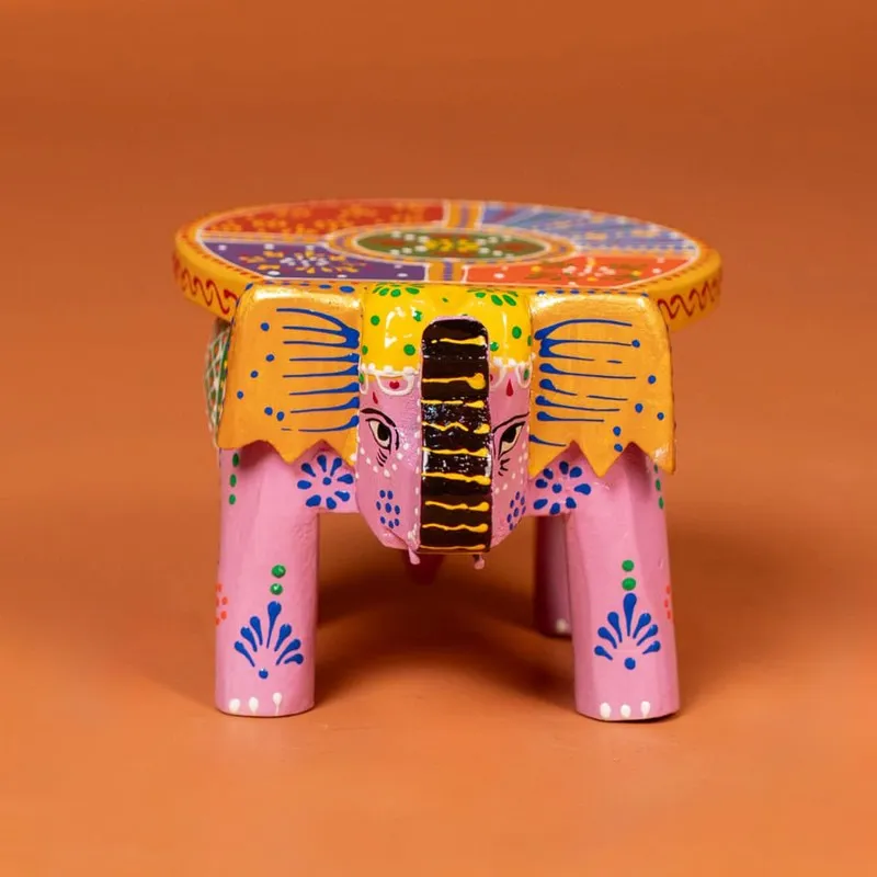 The Joyful Elephant Seat Stool - Multicolor media 4