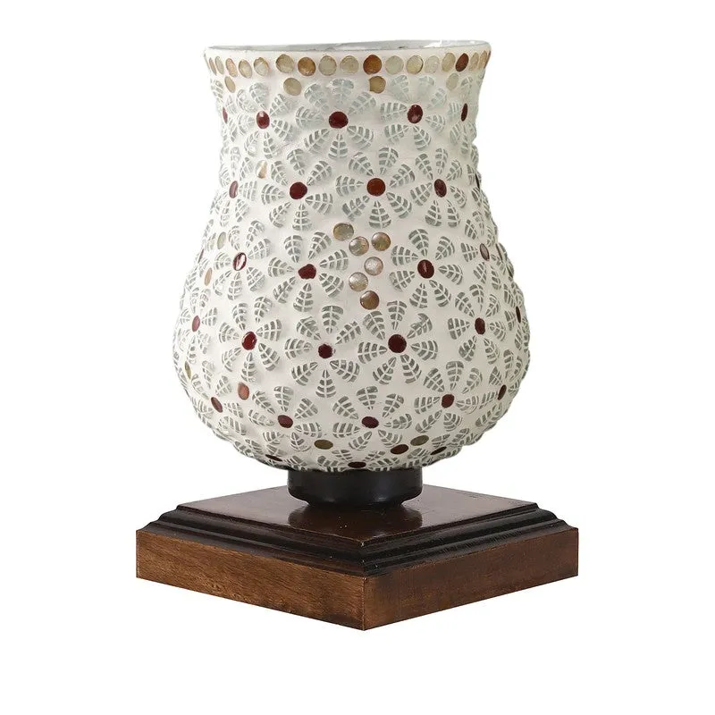 Radiavo Mosaic Glass Table Lamp - Multicolor media 5