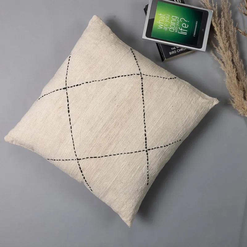 Thread Glyph IV Embroidered Cushion Cover media 5