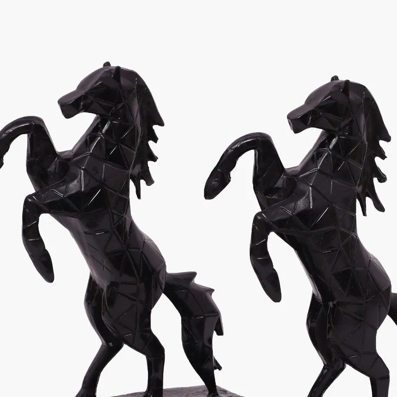 Unbridled Spirit Horse Polyresin Showpiece - Set Of Two media 4