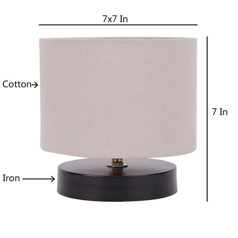 Dum Dum Fabric Table Lamp - Grey,Black media 7