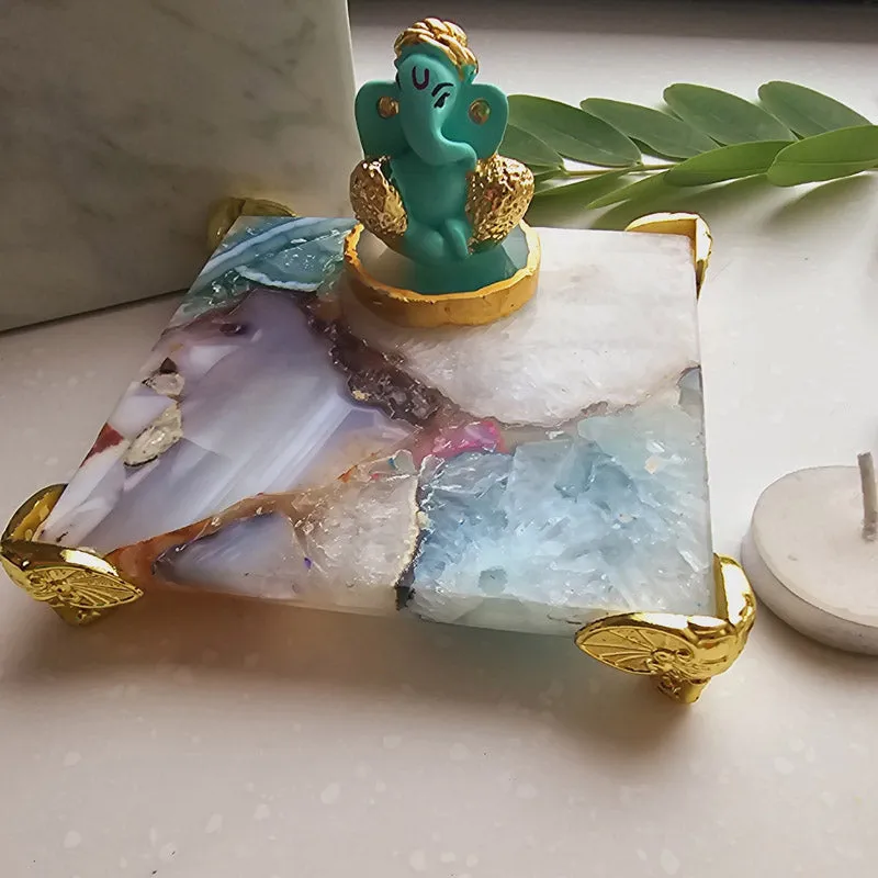 Athviya Green Ganesha Agate Gift Box media 5