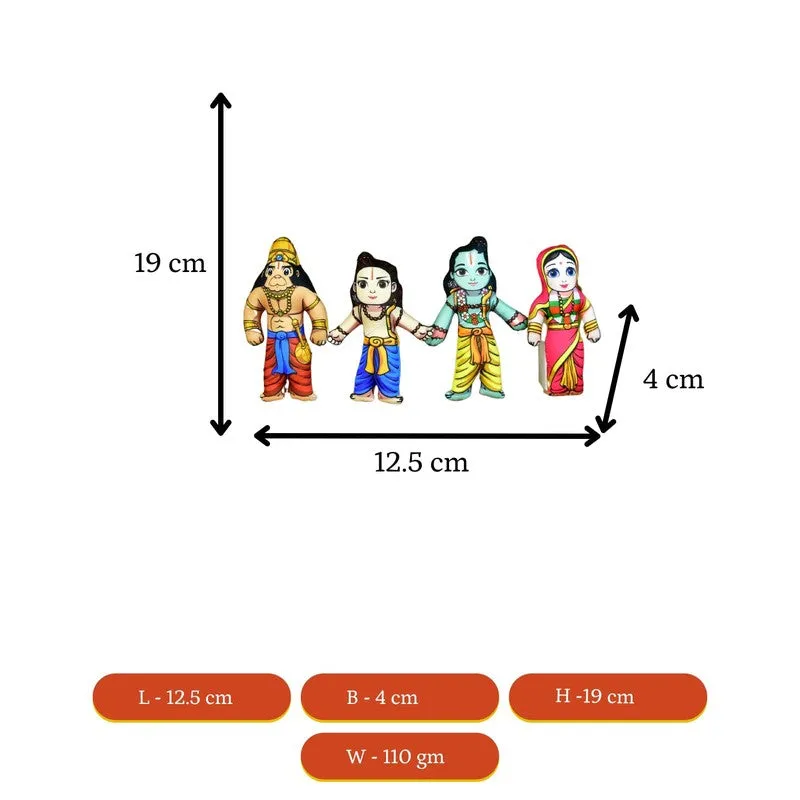 Ramayana Festive Showpiece - Set Of Four media 7