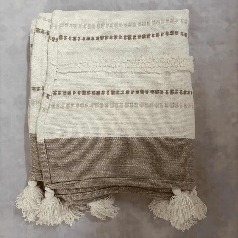 Dune Weave Tufted Throw media 6