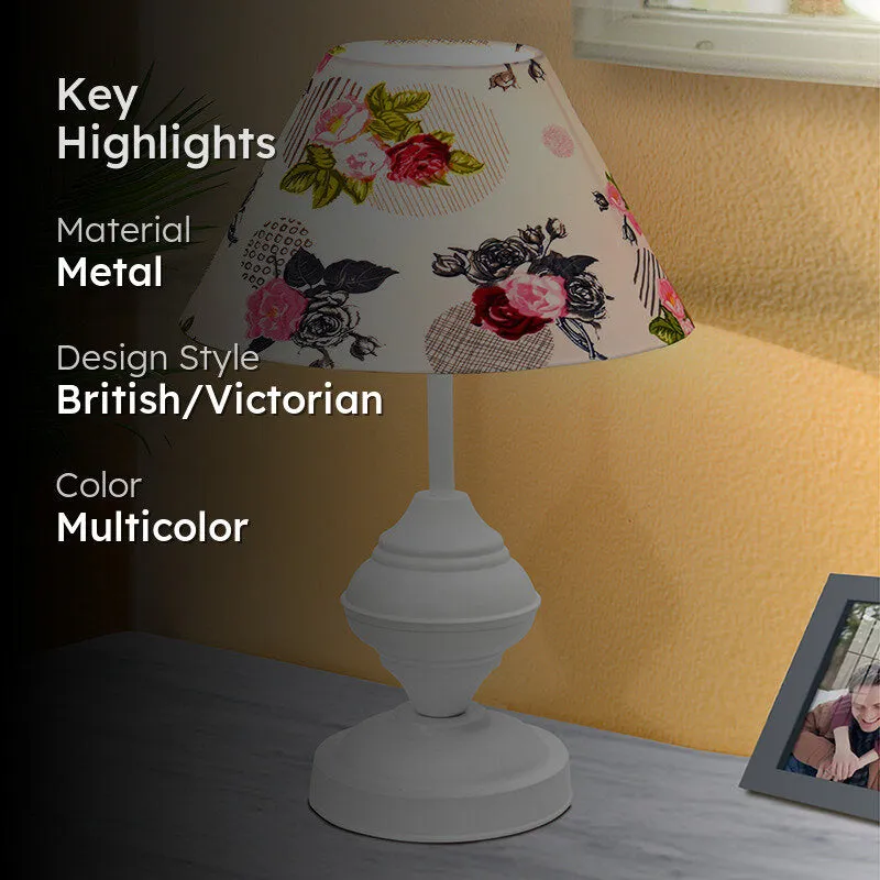 Orbin Rosa Metal Table Lamp - Multicolor media 2