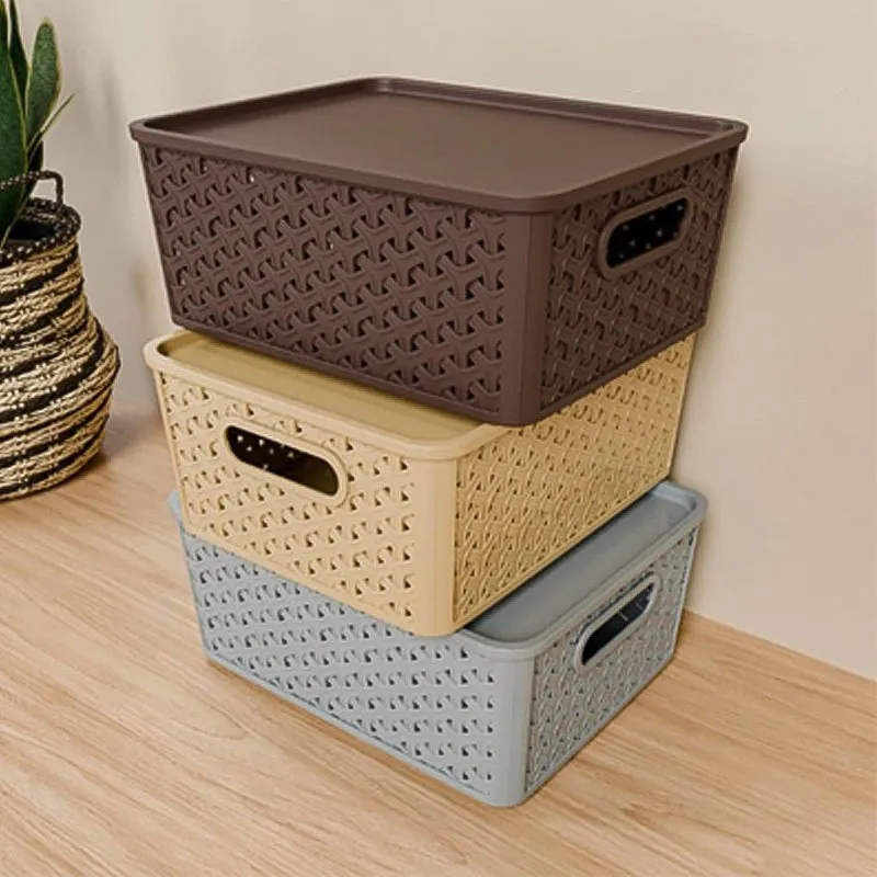 Swyft Plastic Storage Basket - Set Of Three media 1