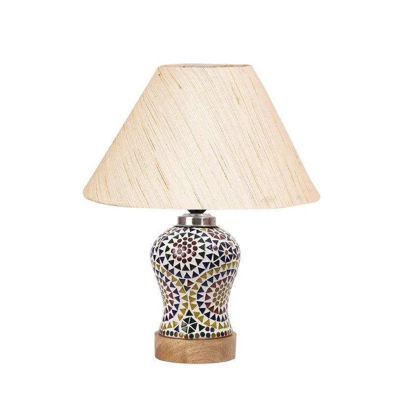 Wavon Wooden Table Lamp - Multicolor media 5