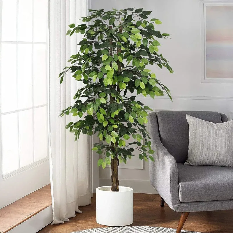 UrbanSprig Artificial Ficus Plant - 5.9 Feet media 2