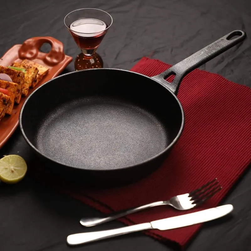 Flame Forge Cast Iron Frying Pan (1800 mL) - Black media 3