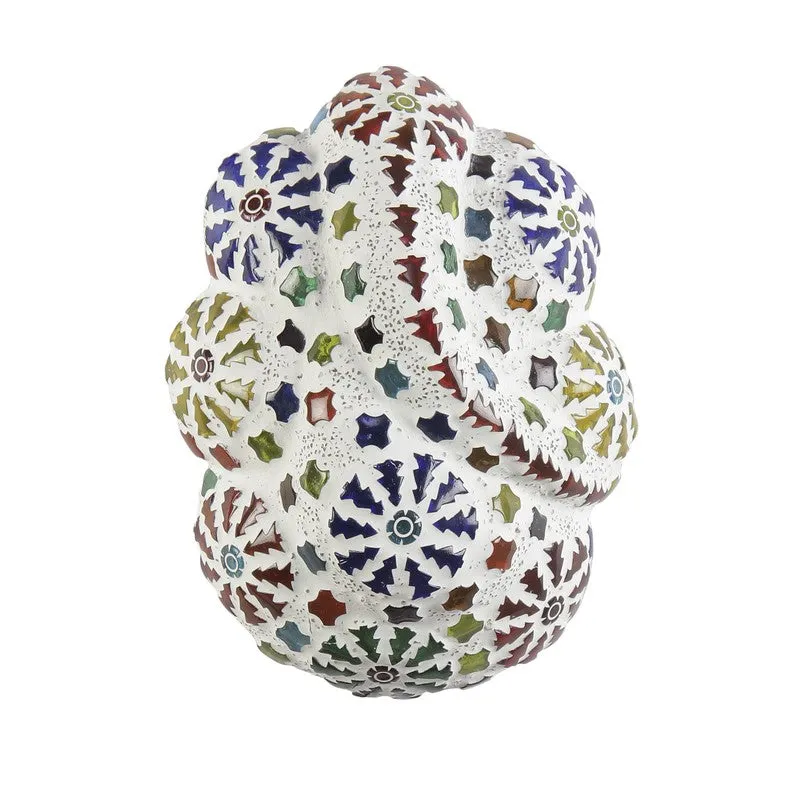 Mangalam Ganesha Glass Wall Lamp - Multicolor media 6