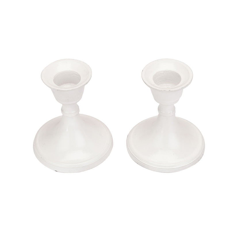 Flowy Candle Holder (Silver) - Set Of Two media 7